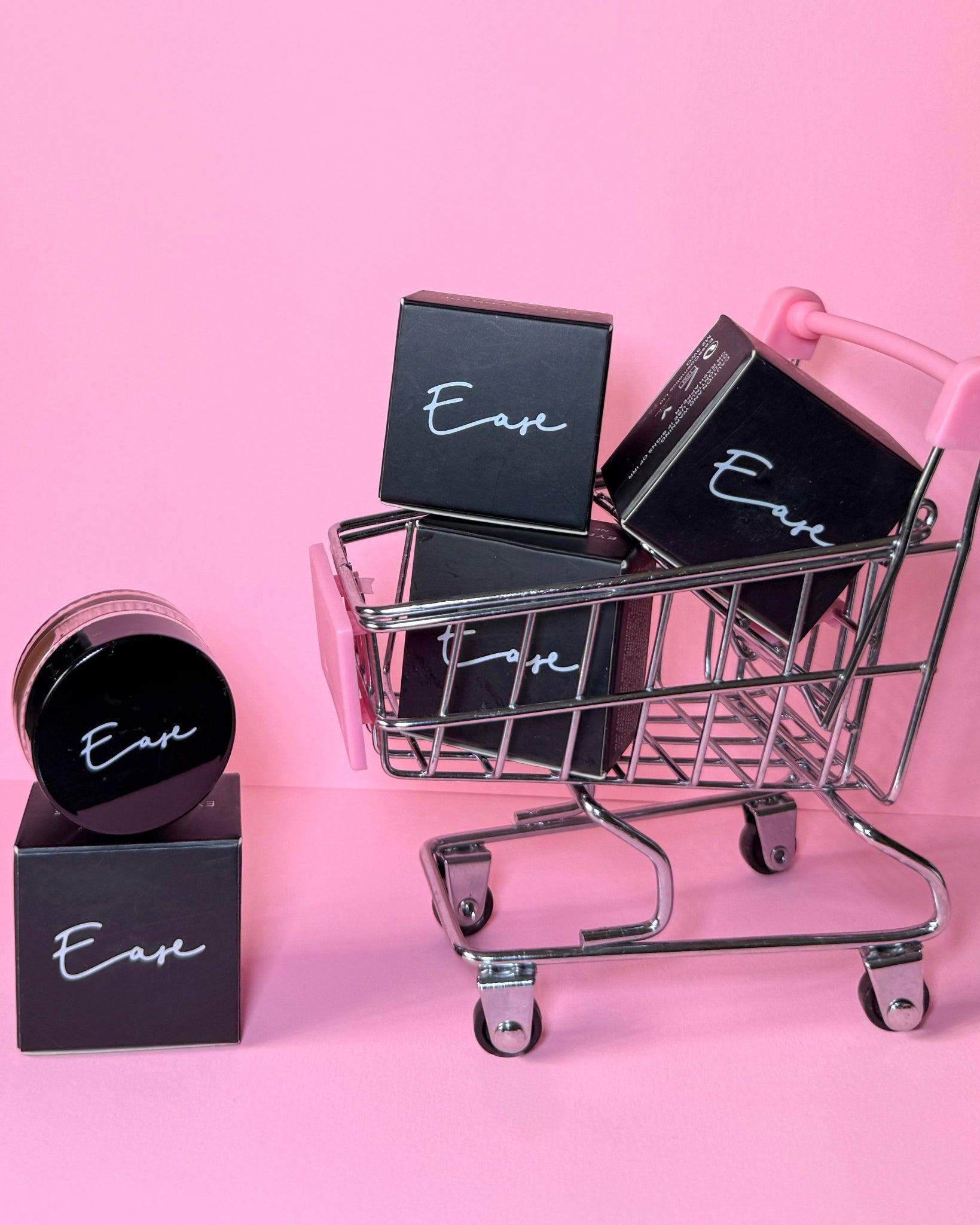 Ease Cosmetics complete brow pomade collection for natural and bold brows