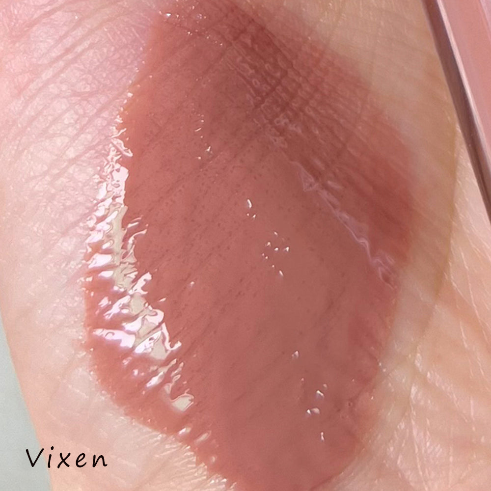 Vixen Shade Long-lasting, non-sticky lip gloss for soft lips