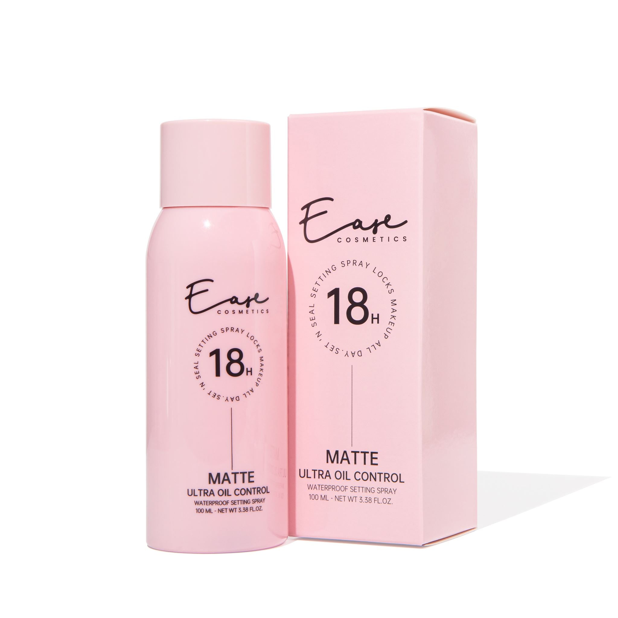 Waterproof and sweat-resistant makeup setting spray