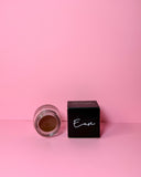 Close-up of laminated brow effect using Brow Pop and Brow Pomade