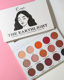 Earthlight eyeshadow palette with 15 warm earthy shades